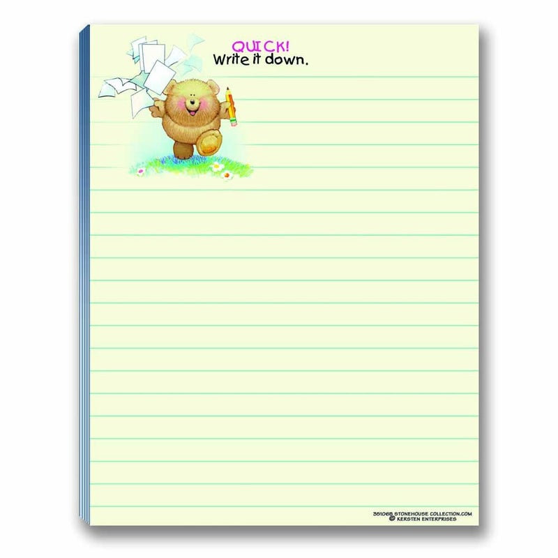 Stonehouse Collection Cute Notepads - 4 Assorted Note Pads - Sweet with a Touch of Humor - Image 4